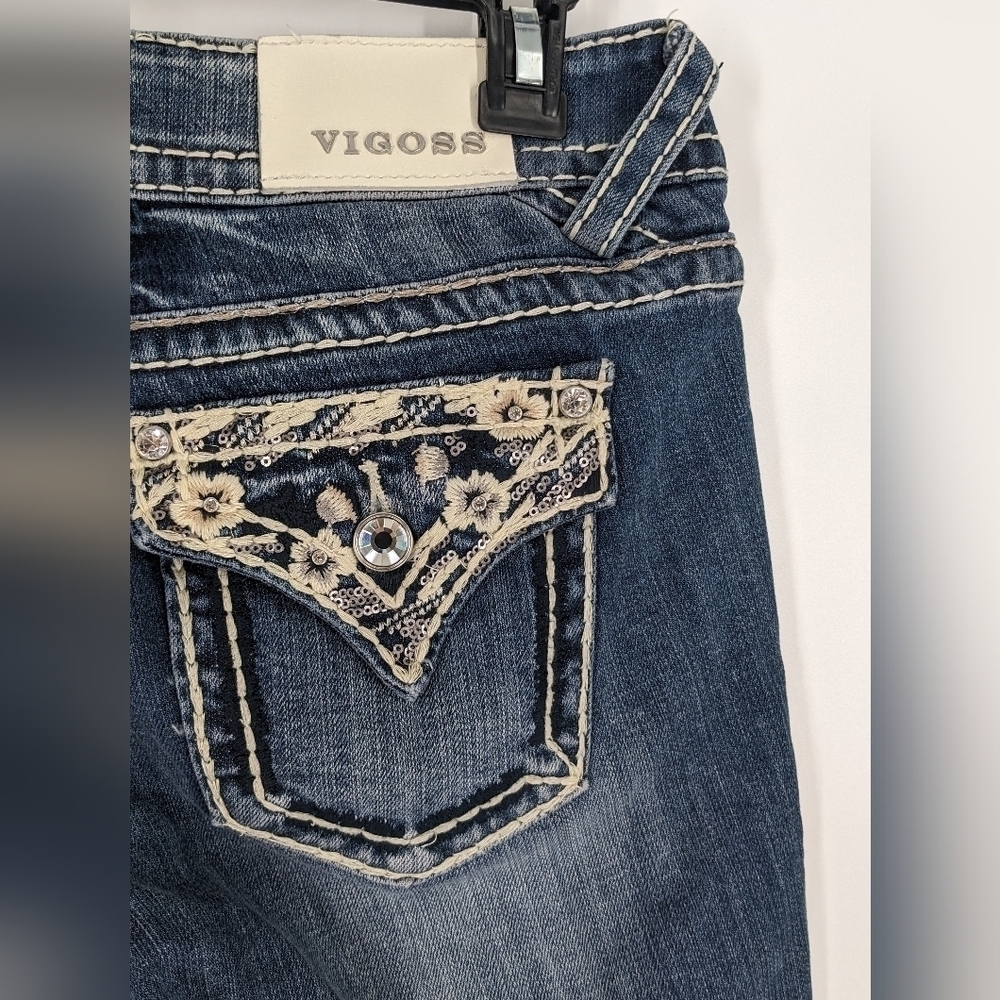 Vigoss The New York Capri Jeans Size 4 - Picture 2 of 7